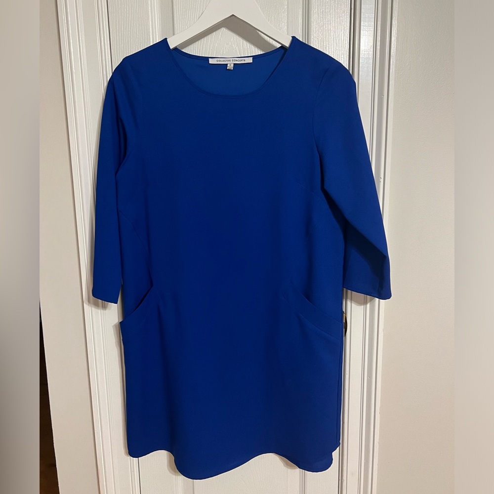 Collective Concepts 2 pocket shift‎ dress